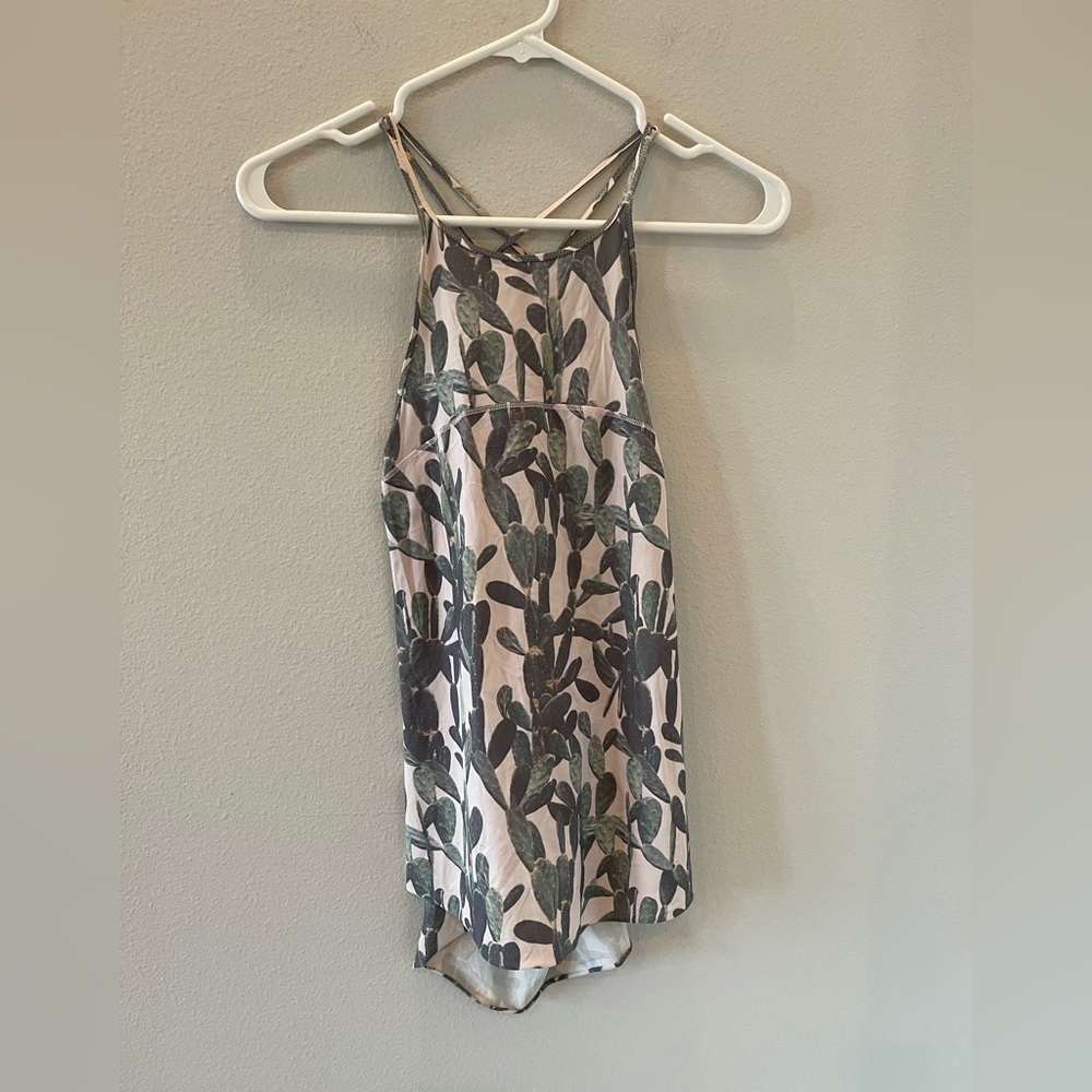 LuLu Lemon athletica strap tank top.